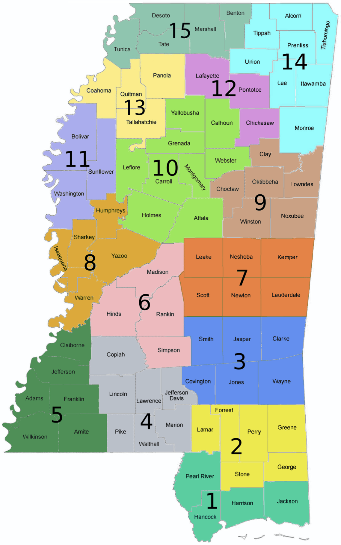BPI District Inspector Map - Mississippi Department of Agriculture and ...