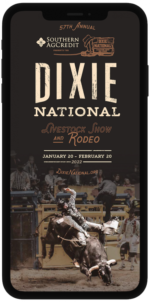 Mobile App for the Dixie National Livestock Show and Rodeo